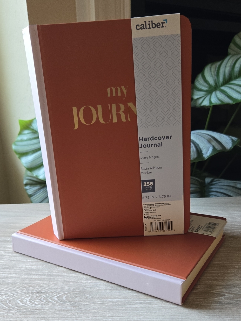 Caliber Hardcover Journal - Terracotta with Gold Foil